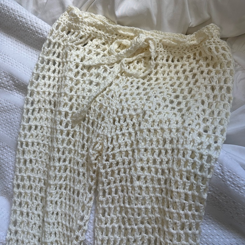 Fashion Nova White Crochet Bikini Set - Picture 6 of 6